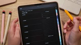 Portrait digital planner walk-through Goodnotes
