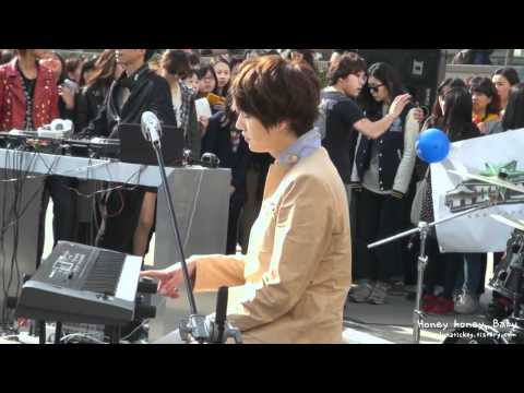 [Fancam] 110409 Super star K3 MV Filming - Kyuhyun focus 1