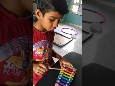 Happy birthday song with xylophone by manideep reddy