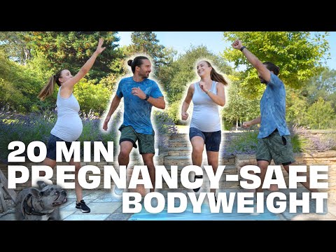 21-minute Pregnancy-safe Bodyweight Workout for Strength and Flexibility