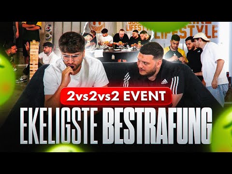 EKELHAFTESTE BESTRAFUNG IN 2vs2vs2 REALLIFE CHALLENGE!🤮mit Mert, Rohat, Abu, Zarbex & Schradin 🔥