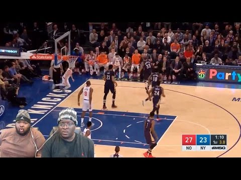 J&B Army Reacts: Anthony Davis Full Highlights 2017.01.09 at Knicks - 40 Pts, 18 Rebs, 3 Blks!