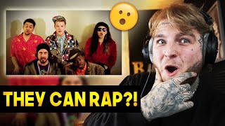 THEY CAN RAP?! | Pentatonix - Thrift Shop / Macklemore &amp; Ryan Lewis cover (REACTION!)