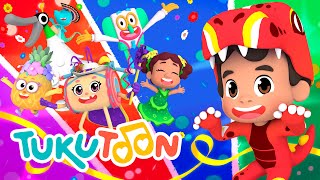 Carnaval de Mil Colores 🎉💚❤️💙💜💛🎶 #Tukutoon 🥁 #CancionesInfantiles 👧🏾