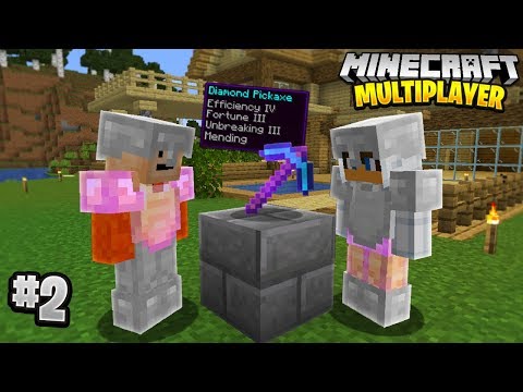 THE LUCKIEST ENCHANTMENT in Minecraft Multiplayer Survival! (Episode 2)