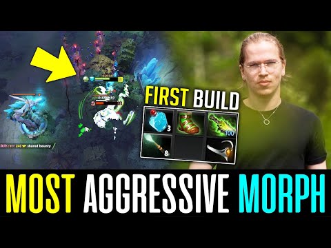 Topson Master Tier MORPHLING - Lvl 7 Ganking 14 mins EB DOTA 2