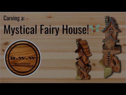 Carving a mystical fairy house- inspired by #BobbyDukeArts-By: Raaghav Woodworks (without voiceover)