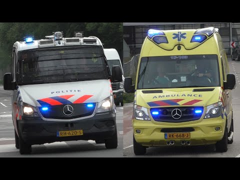 Mobiele Eenheid en Ambulances met spoed in Den Haag