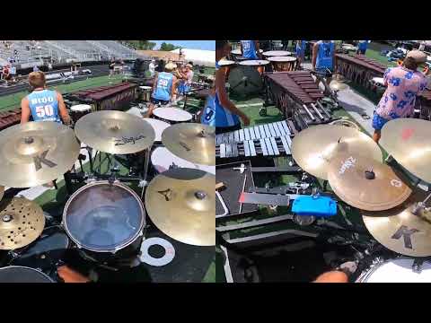 2022 Bluecoats Drumset Cams - Artem & Jai