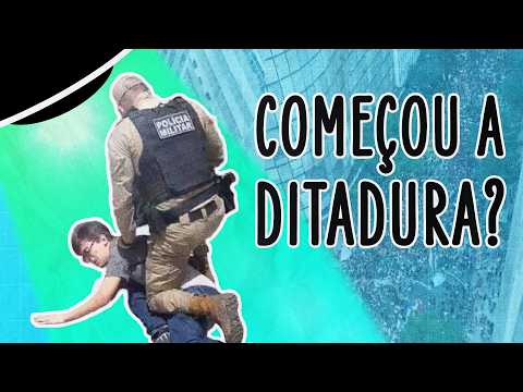 UNIVERSITÁRIOS SE LEVANTAM CONTRA FLÁVIO BOLSONARO, MAS SÃO ATACADOS PELA POLÍCIA | ABDUÇÃO