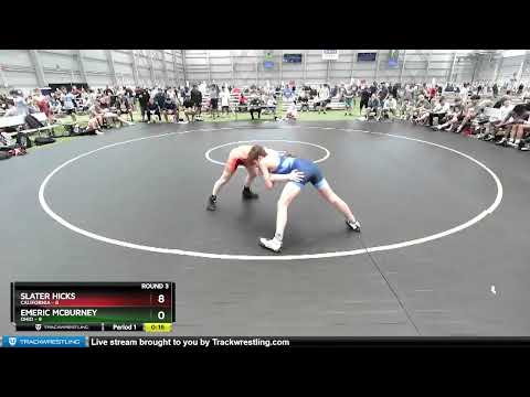 100 Lbs Round 3 (8 Team) - Slater Hicks, California Vs Emeric McBurney, Ohio B246
