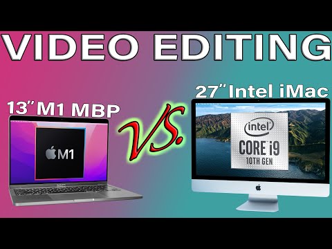 13'' M1 MacBook Pro vs. 27'' Intel iMac - Video Editing Comparison. M1 vs. Intel