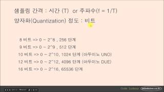 CEA-033 아두이노용 C언어 기초 - ADC / 샘플링, 양자화