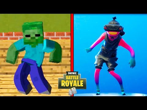 Школа Монстров : ФОРТНАЙТ BATTLE ROYALE ТАНЦЫ ЧЕЛЛЕНДЖ - МАЙНКРАФТ анимация