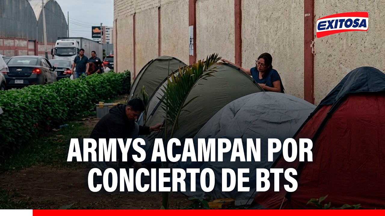 🔴🔵 Fans de BTS continúan llegando al Estadio San Marcos a días del esperado concierto en Lima