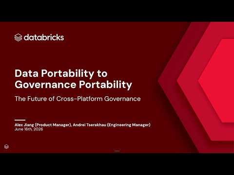 Watch: From Data Portability to Governance Portability: The Future of Cross-Platform Governance