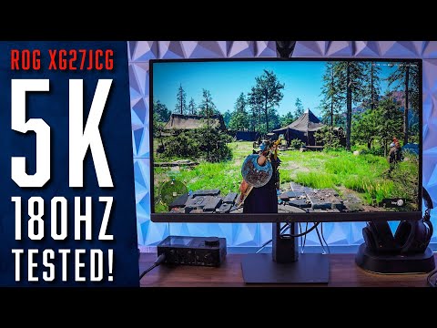 ROG XG27JCG 5K Monitor Review Update - RTX 5080, 180Hz, ELMB 2 & New Testing