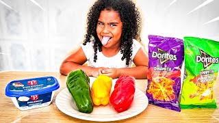 PIMENTÃO COM TAKIS E CREAM CHEESE! É GOSTOSO MESMO? 