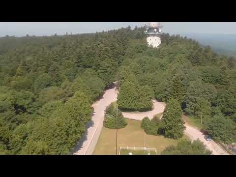 Łysa Góra Święty Krzyż Wieża widokowa Klasztoru