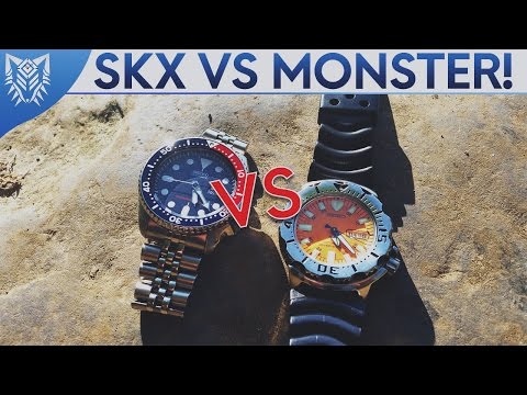 Battle of the Affordable Divers || SKX vs MONSTER!