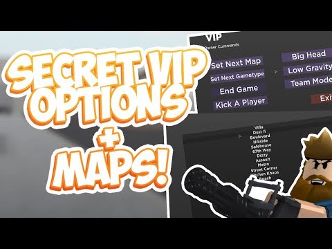 ARSENAL SECRET VIP SERVER SETTINGS (Roblox Arsenal)