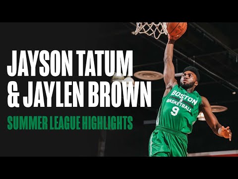 Best of Jayson Tatum and Jaylen Brown from NBA Summer League ☀️☘️