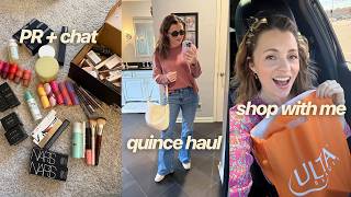 VLOG: Decluttering my PR makeup, Carolyn Bessette sunglasses, Skincare at Ulta, Quince spring haul