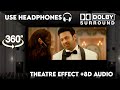 Ninnele |Theatre Effect and 8D Audio| Dolby Atmos  Surround  sound Radhe Shyam |Prabhas,Pooja Hegde