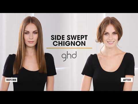 Side Swept Chignon | ghd Hairstyle How-To