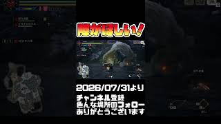 隙が足りない！モンハンライズ #shorts 音楽：魔王魂 様