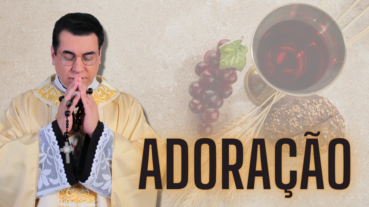 ADORAÇÃO AO SS. SACRAMENTO  |  Eucaristia: presença real de Jesus!  -  Padre Chrystian Shankar