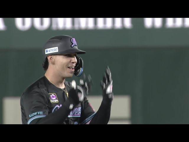 【7回裏】繋いで決めた!! マリーンズ・ソト レフトへ同点のタイムリー2ベースヒットを放つ!! 2025年7月31日 千葉ロッテマリーンズ 対 東北楽天ゴールデンイーグルス