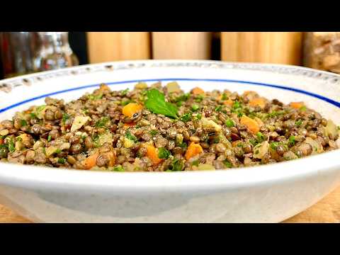 Ma salade de lentilles simple et goûteuse