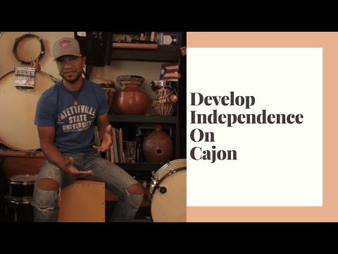 How to play cajon; cajon practice series part 4