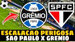 SÃO PAULO FAZ ESCALAÇÃO MUITO ARRISCADA PARA O CONFRONTO DIANTE DO GRÊMIO 