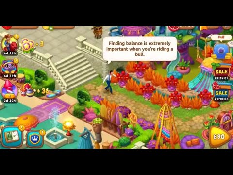 @GardenscapesOfficial  ​   Level 886 - 890