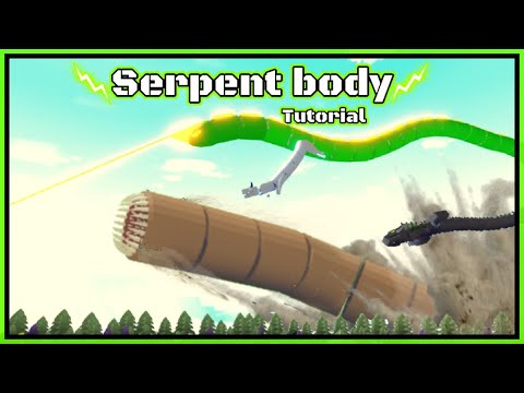 serpent body tutorial | build a boat for treasure | tutorial/guide