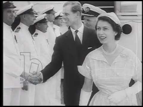 Queen Elizabeth II Tours Panama Canal