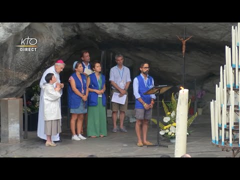 Chapelet du 14 août 2022 à Lourdes
