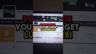 Download lagu 5 Ide Konten Youtube Target Luar Negeri #idekontenyoutube #idekonten #youtuberpemula mp3 Download lagu 5 Ide Konten Youtube Target Luar Negeri #idekontenyoutube #idekonten #youtuberpemula mp3