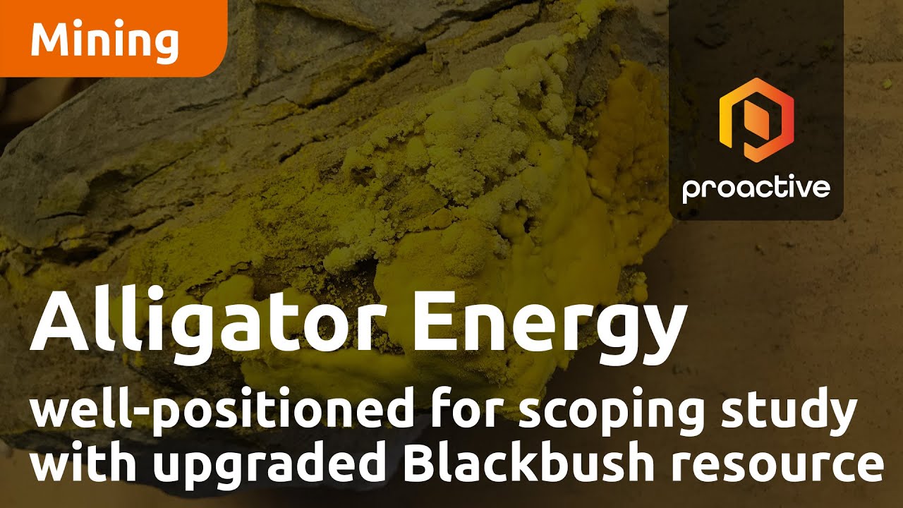 Alligator Energy well-positioned for scoping study with upgraded Blackbush resource