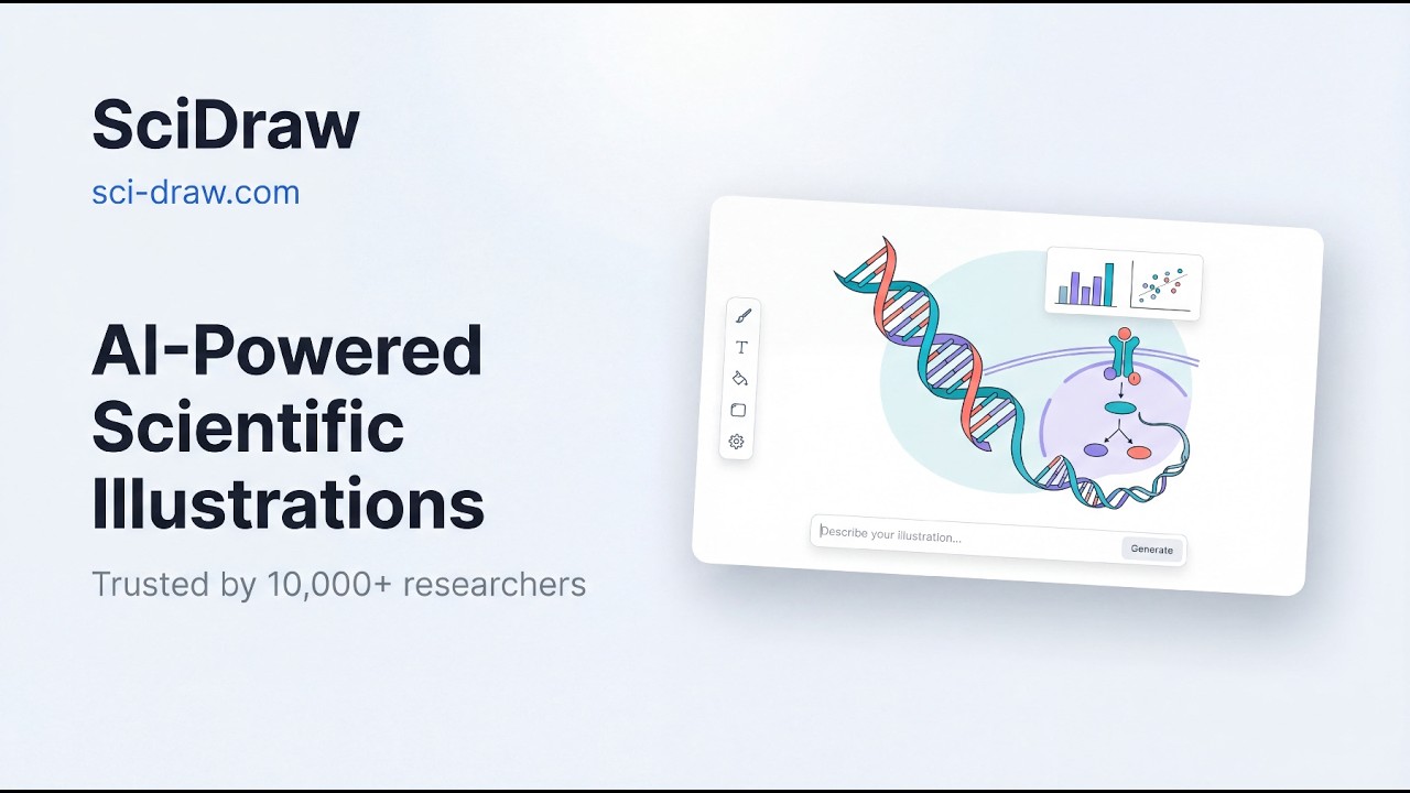 SciDraw — AI-Powered Scientific Illustration in Seconds