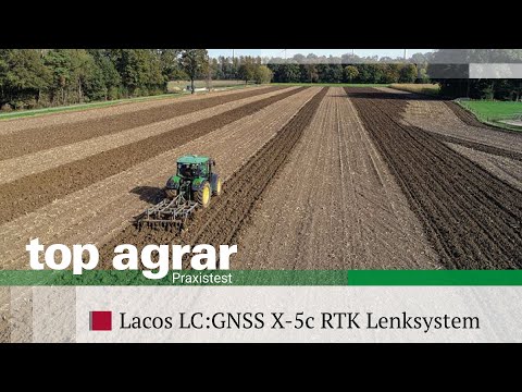 RTK retrofit steering system from Lacos in top agrar practical test