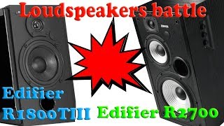 Video thumbnail for Эпическая битва колонок. Edifier R2700 vs R1800TIII by Depo196