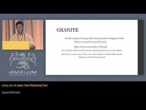 2023 LLVM Dev Mtg - LLVM-CM: Lightning Talk