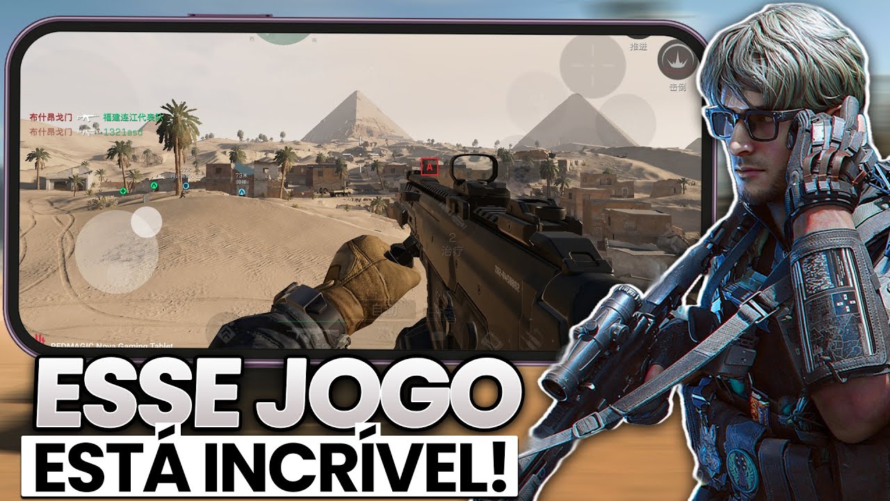 SAIU e TÁ INCRÍVEL! NOVA ATUALIZAÇÃO do Delta Force Mobile CN - NOVO Mapa do EGITO Gameplay