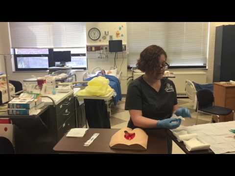 Wound Care: Sterile Dressing Change Lab Simulation