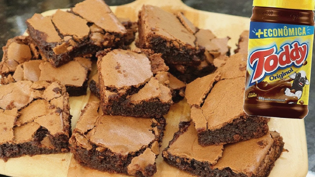 O MELHOR BROWNIE DE TODDY DO MUNDO I BARATO E DELICIOSO