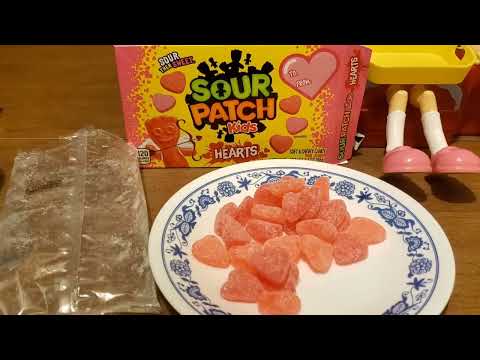 WOW! 2025 SOUR PATCH KIDS HEARTS 💕 VALENTINES CANDY!! #asmar #candy #valentine's #edition #unboxing