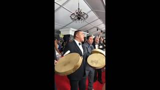 Young Spirit Sing Hand Drum Songs On the Grammy Red Carpet